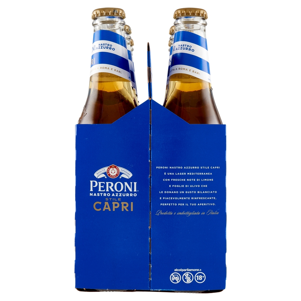 Peroni Nastro Azzurro Stile Capri 6 x 33 cl