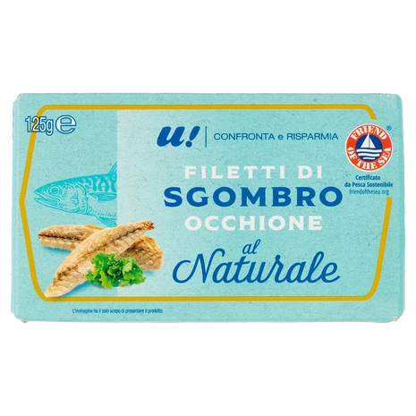 Filetti di Sgombro Occhione al Naturale U!