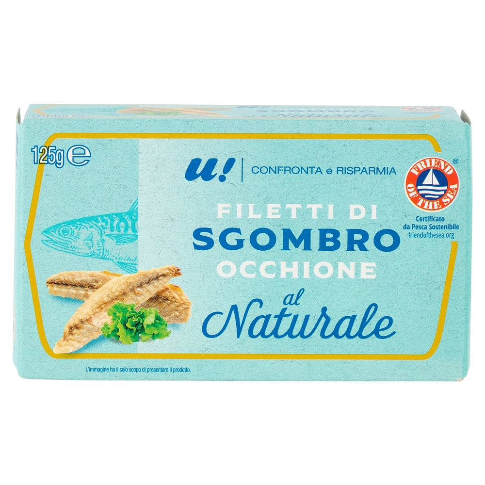 Filetti di Sgombro Occhione al Naturale U!