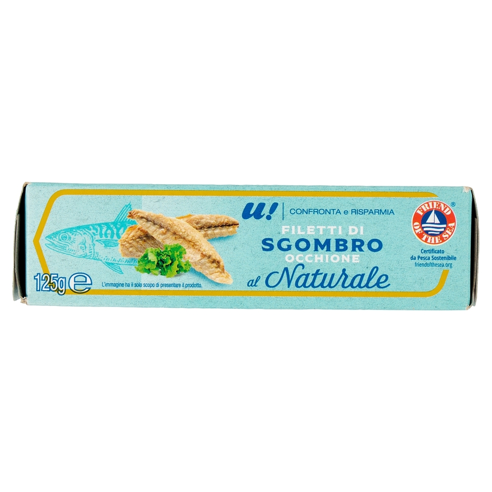 Filetti di Sgombro Occhione al Naturale U!