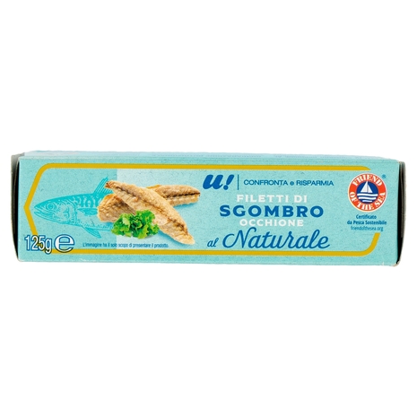 Filetti di Sgombro Occhione al Naturale U!