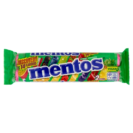 mentos Chewy Dragees Discovey 14 Flavours 2 x 37,5 g