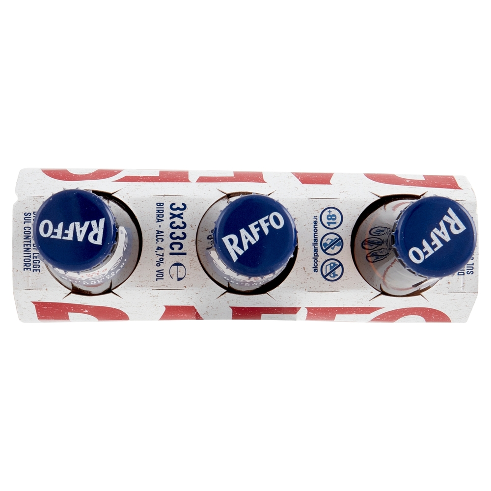 Raffo birra 3 x 33 cl