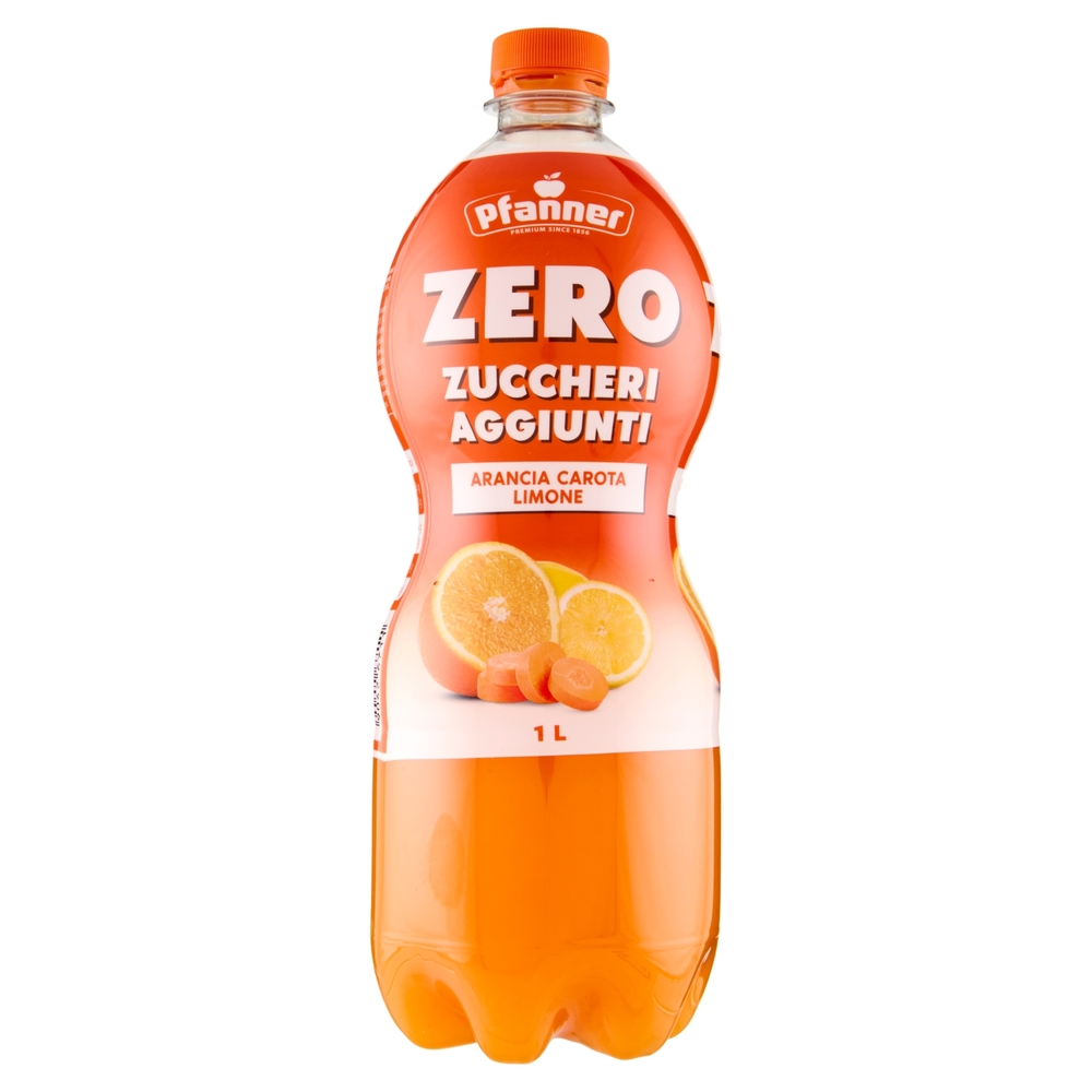 Pfanner Zero Zuccheri Aggiunti Arancia Carota Limone 1 L