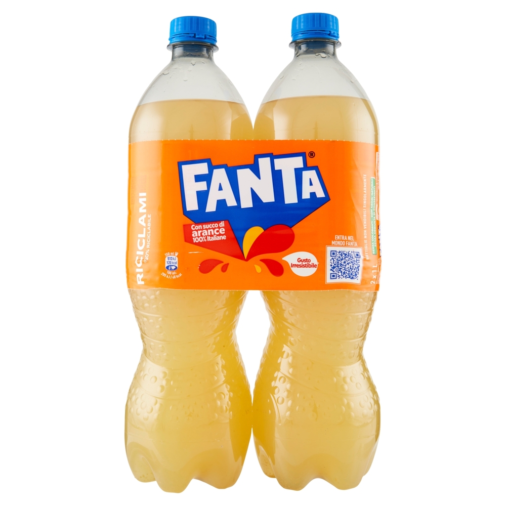 FANTA Original, Bibita Gassata 2x1L (PET)