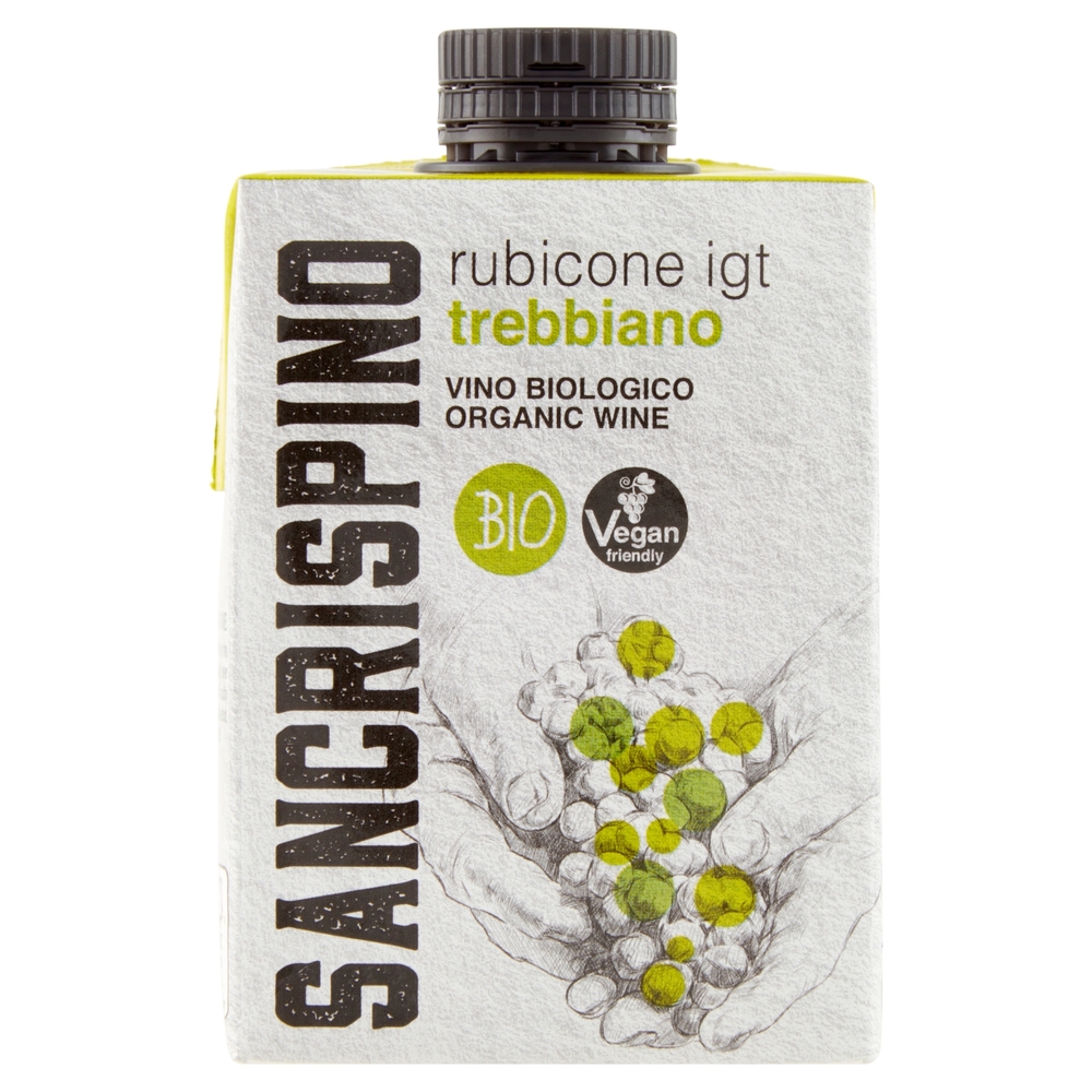 Sancrispino Bio rubicone igt trebbiano Vino Biologico 500 ml
