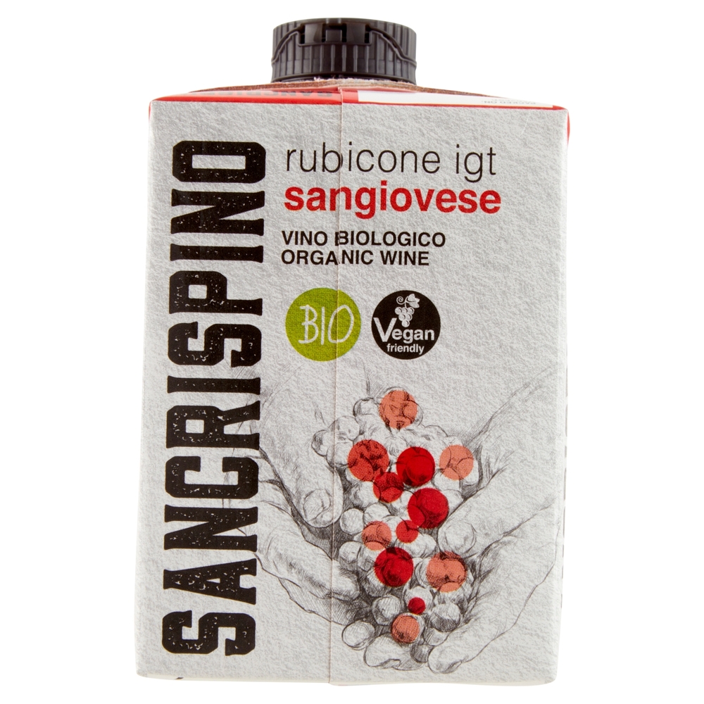 Sancrispino Bio rubicone igt sangiovese Vino Biologico 500 ml