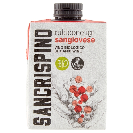 Sancrispino Bio rubicone igt sangiovese Vino Biologico 500 ml