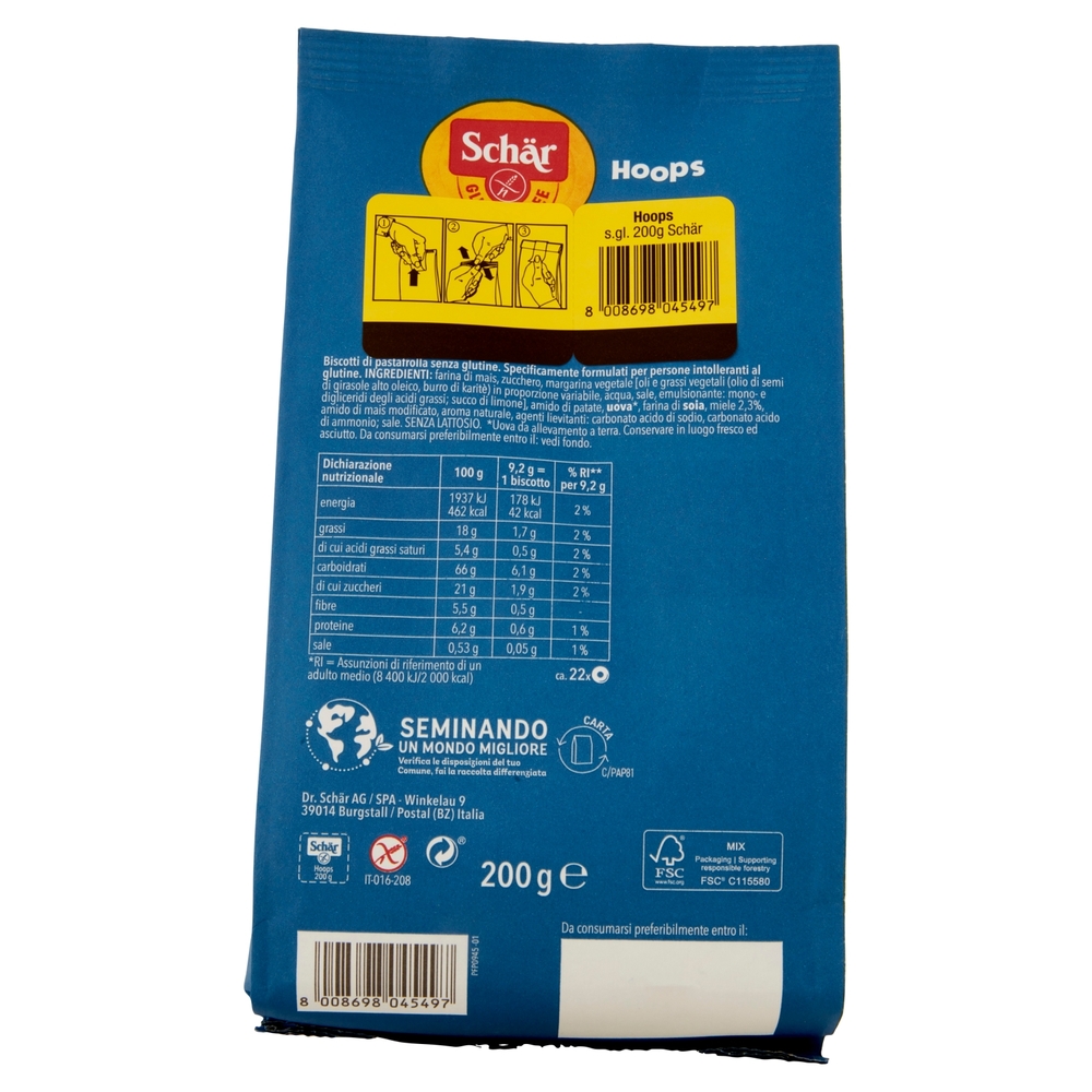 Schär Hoops con Miele 200 g