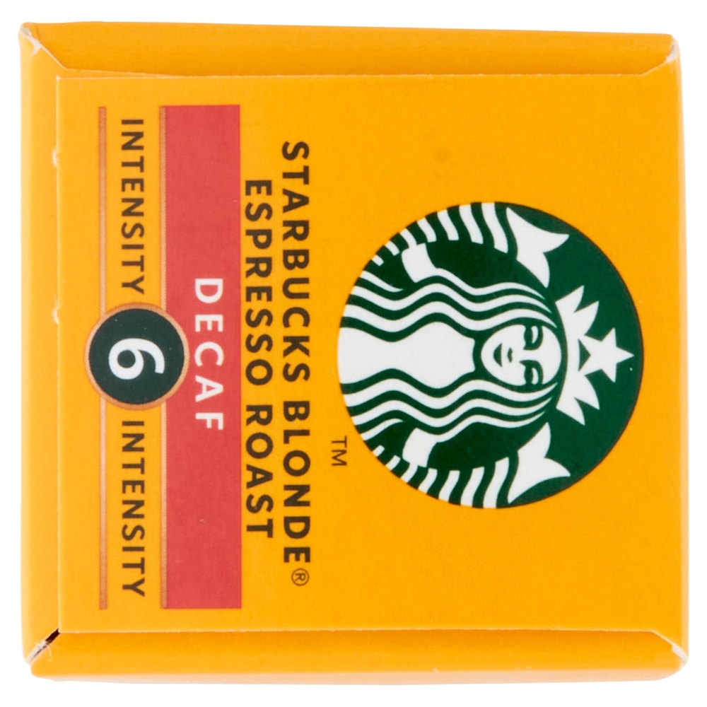 STARBUCKS Decaf Blonde Espresso Roast by Nespresso Caffè Decaffeinato 10 capsule 55 g