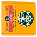 STARBUCKS Decaf Blonde Espresso Roast by Nespresso Caffè Decaffeinato 10 capsule 55 g