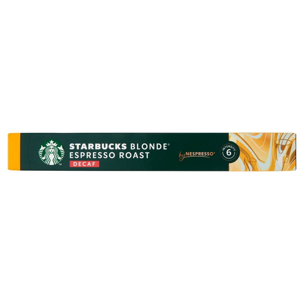 STARBUCKS Decaf Blonde Espresso Roast by Nespresso Caffè Decaffeinato 10 capsule 55 g