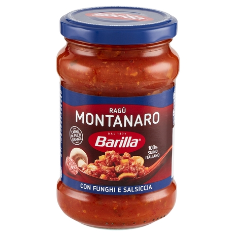 Barilla Sugo Ragù Montanaro con Funghi Condimento per Pasta 300g