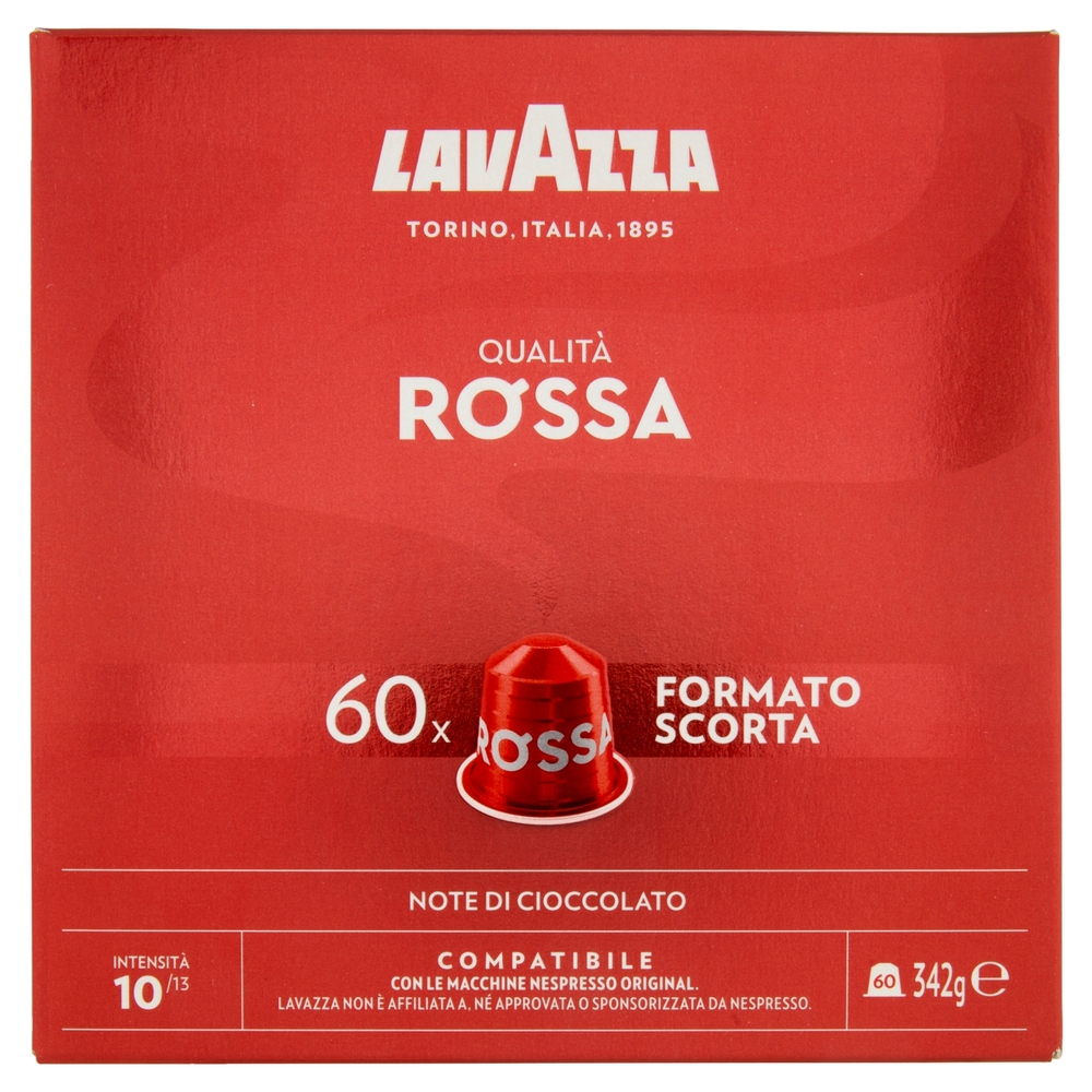 Lavazza Qualità Rossa Compatibile con Nespresso Original 60 Capsule 342 g