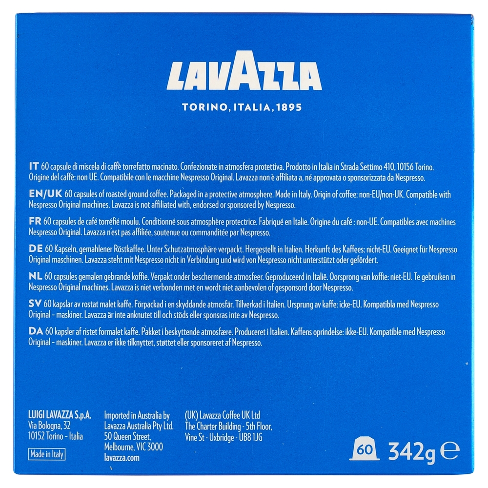 Lavazza crema e gusto Classico Compatibile con Nespresso Original 60 Capsule 342 g