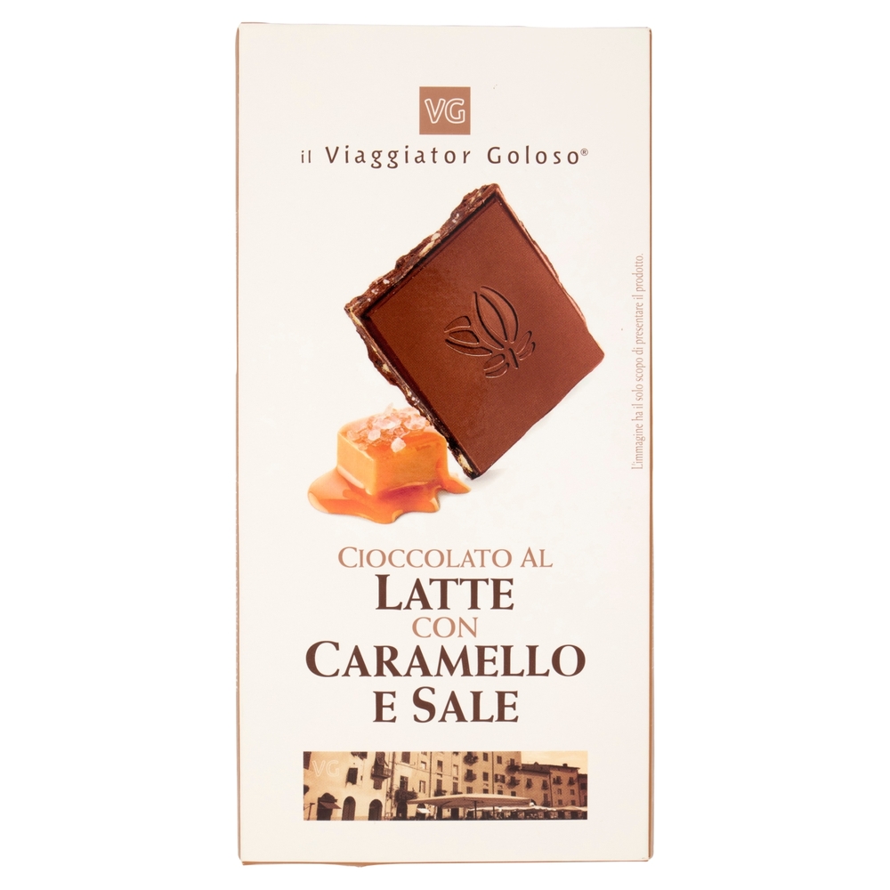 Cioccolato al Latte con Caramello e Sale Il Viaggiator Goloso