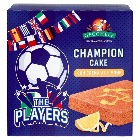 Gecchele Champion Cake con Crema al Limone 300 g