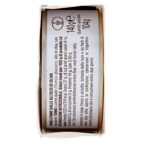 Tonno all'Olio di Oliva Il Viaggiator Goloso