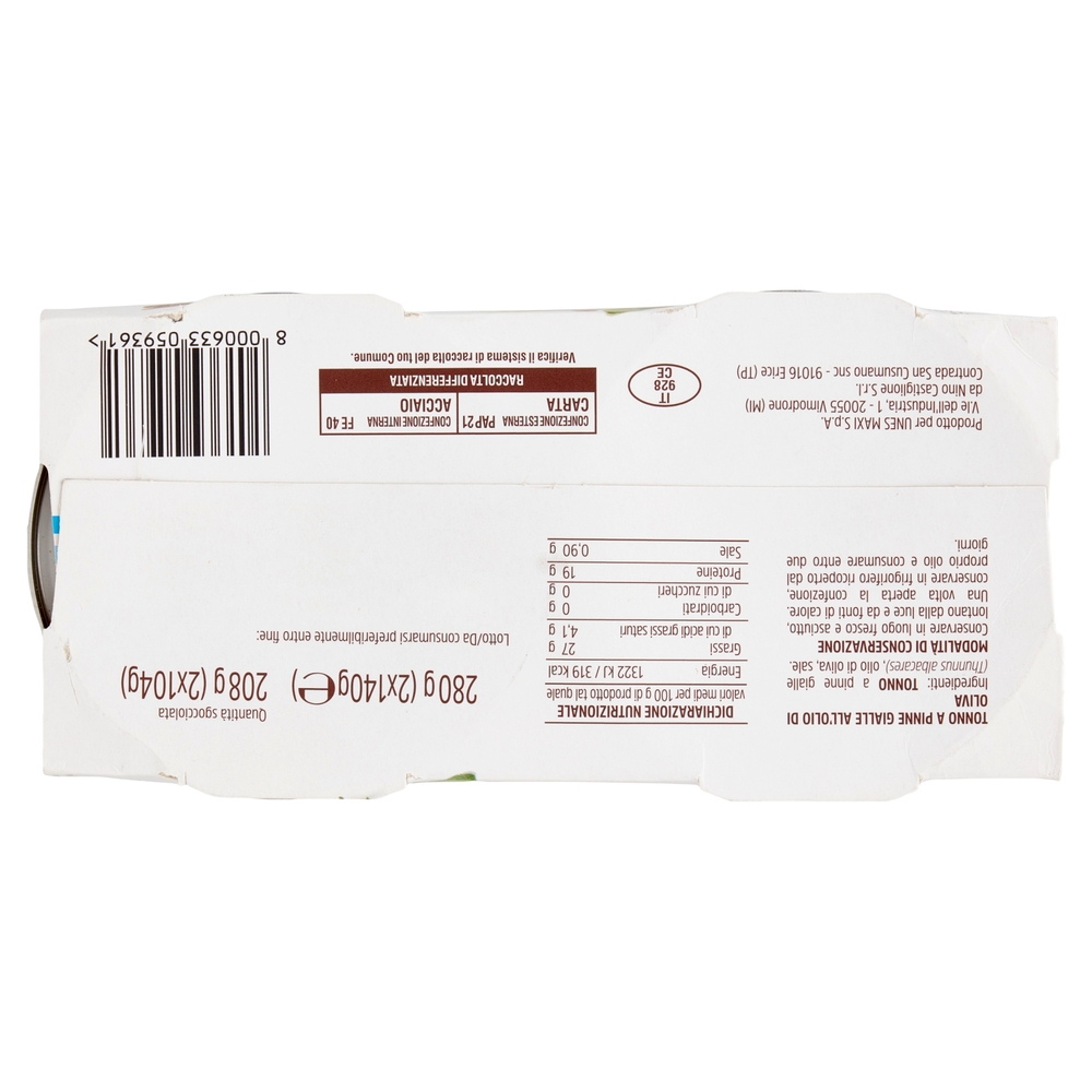 Tonno all'Olio di Oliva Il Viaggiator Goloso