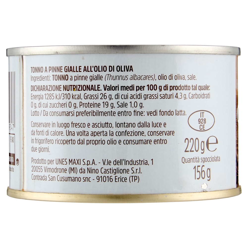 Tonno all'Olio di Oliva Il Viaggiator Goloso