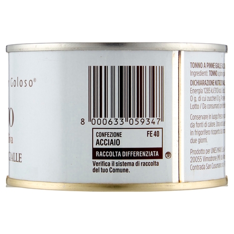 Tonno all'Olio di Oliva Il Viaggiator Goloso