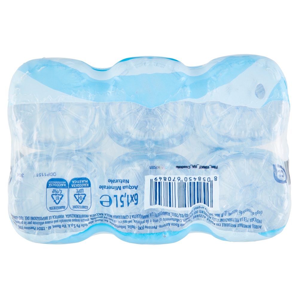 Acqua eva Acqua Minerale Naturale 6 x 1,5 L