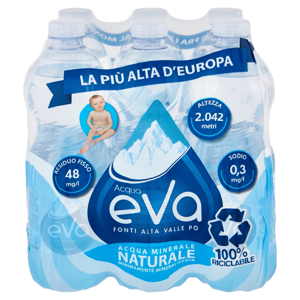 Acqua eva Acqua Minerale Naturale 6 x 0,5