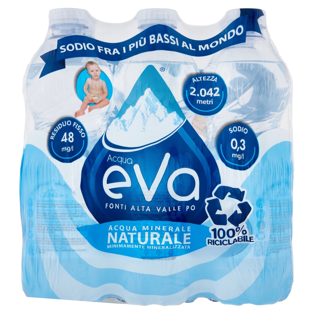 Acqua eva Acqua Minerale Naturale 6 x 0,5