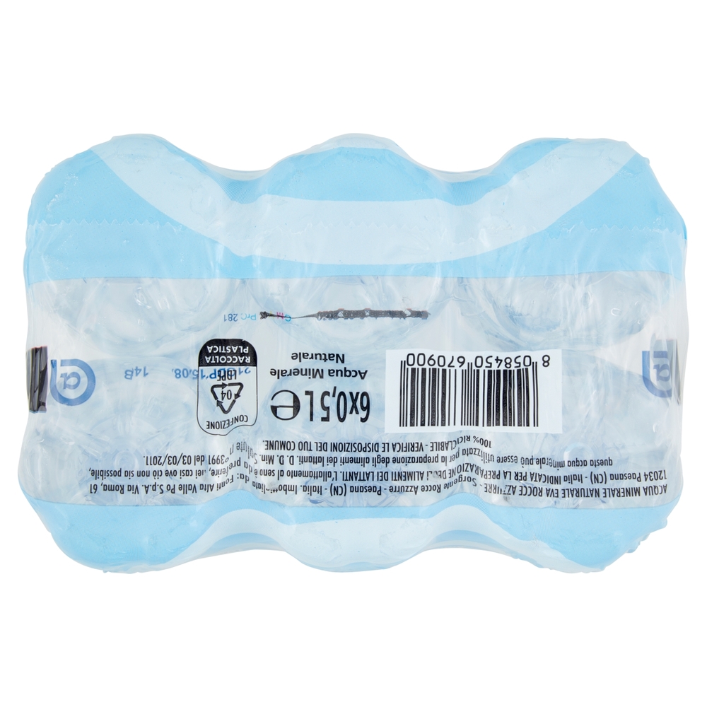 Acqua eva Acqua Minerale Naturale 6 x 0,5