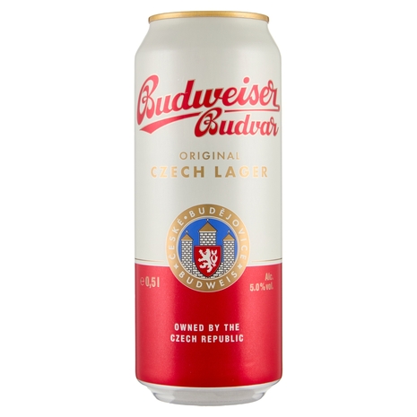 Budweiser Budvar Original Czech Lager 0,5 l