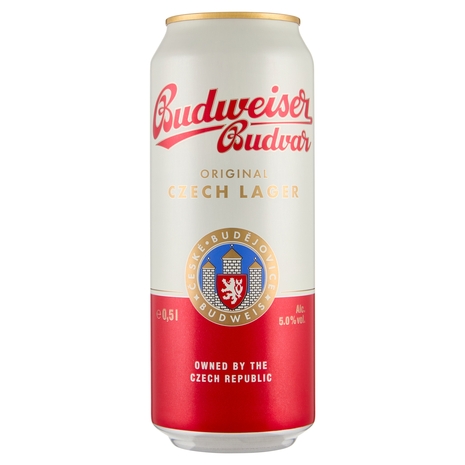 Budweiser Budvar Original Czech Lager 0,5 l