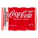 COCA-COLA Original Taste 330ml x 12 (Lattina)