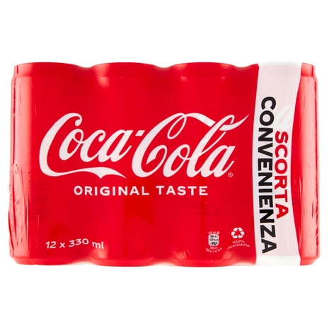 COCA-COLA Original Taste 330ml x 12 (Lattina)