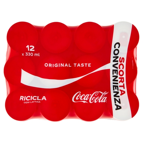 COCA-COLA Original Taste 330ml x 12 (Lattina)