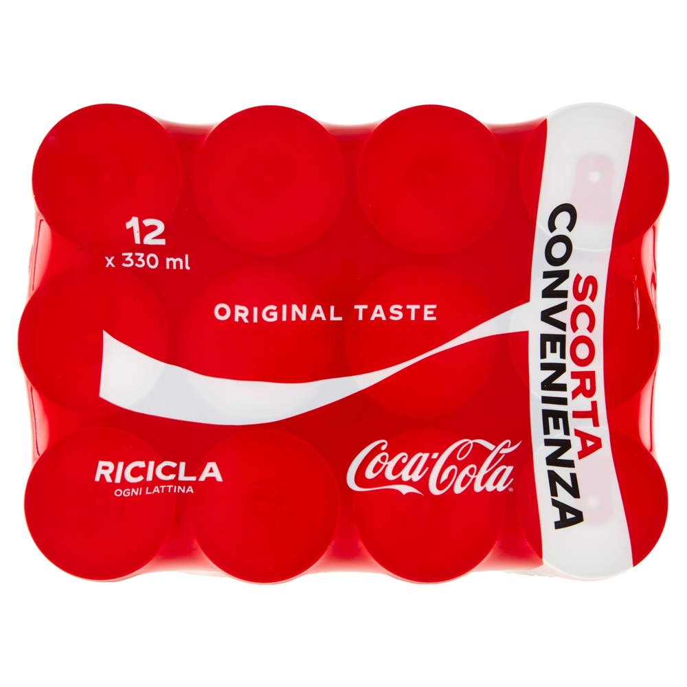 COCA-COLA Original Taste 330ml x 12 (Lattina)
