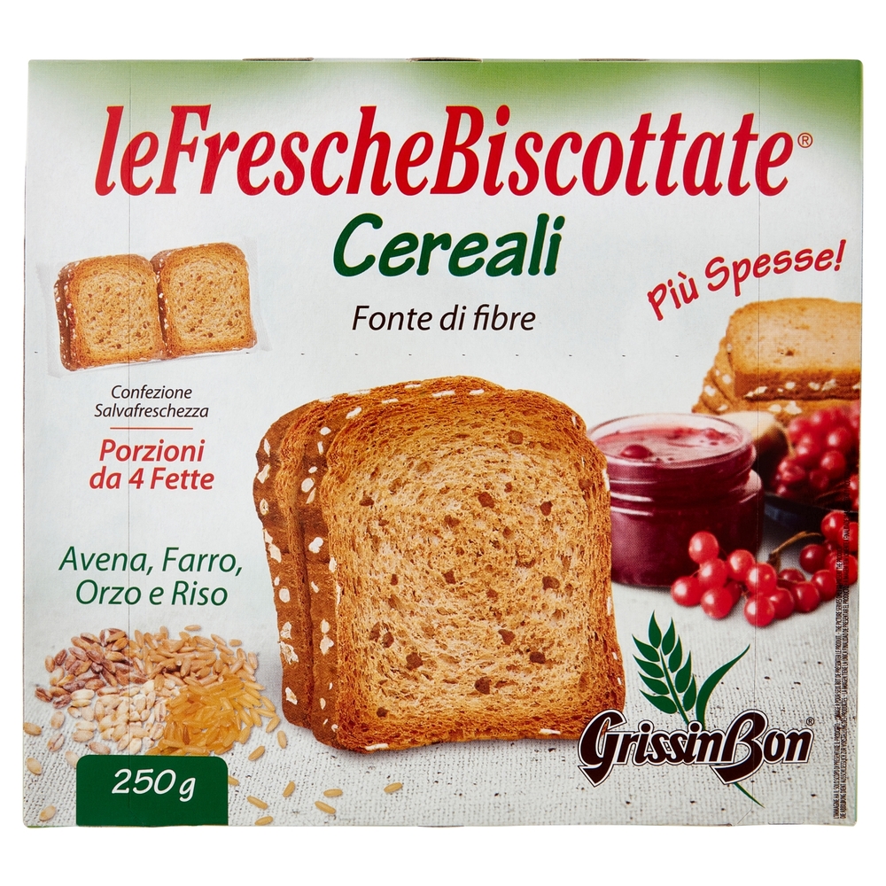 GrissinBon leFrescheBiscottate Cereali 250 g