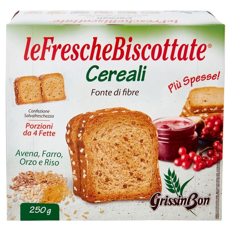 GrissinBon leFrescheBiscottate Cereali 250 g