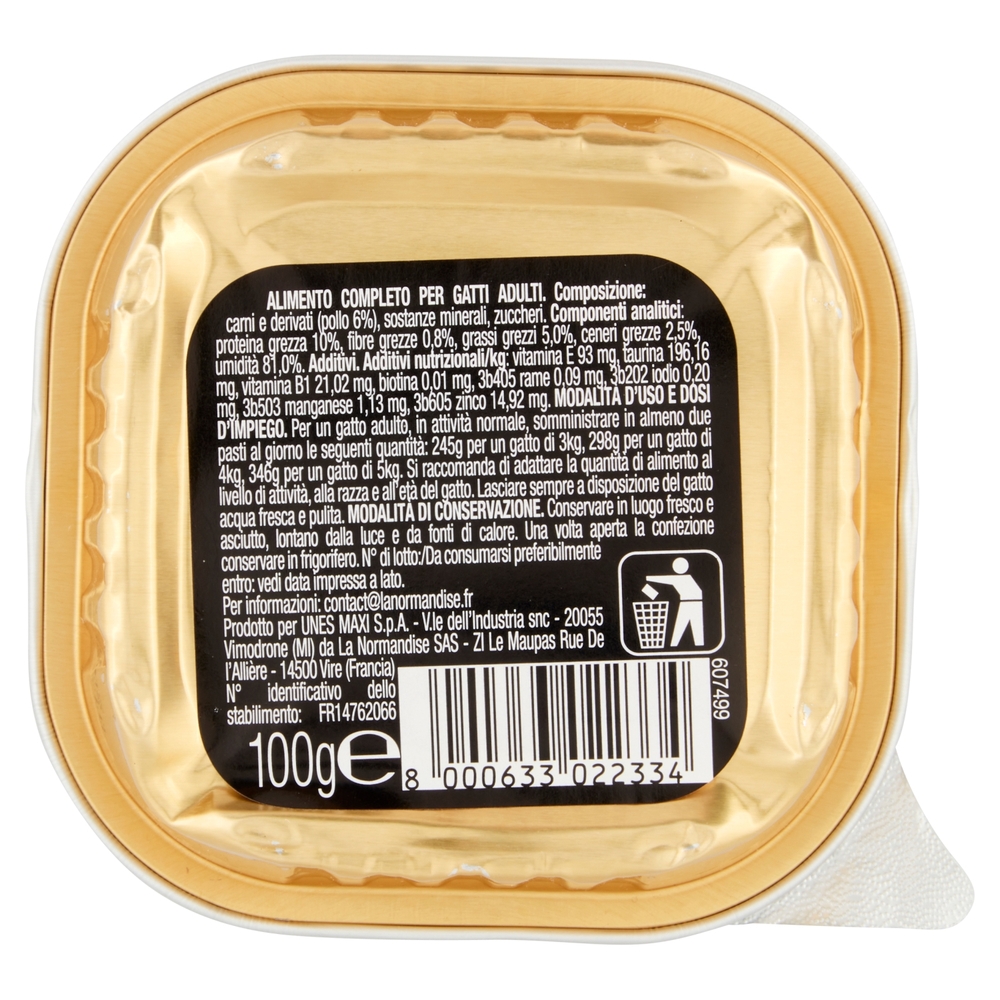 Paté Gatto Adulto con Pollo U! Confronta e Risparmia