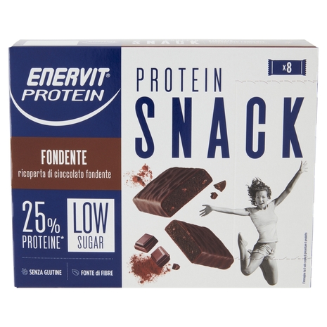 Enervit Protein Low Sugar Protein Snack Fondente 8 x 27 g