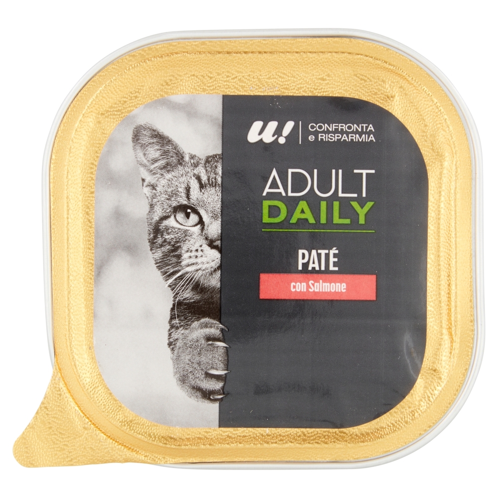 Paté Gatto Adulto con Salmone U! Confronta e Risparmia