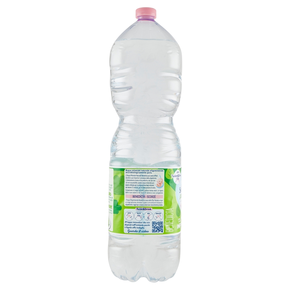 San Benedetto Acqua Naturale Benedicta Ecogreen 2 L