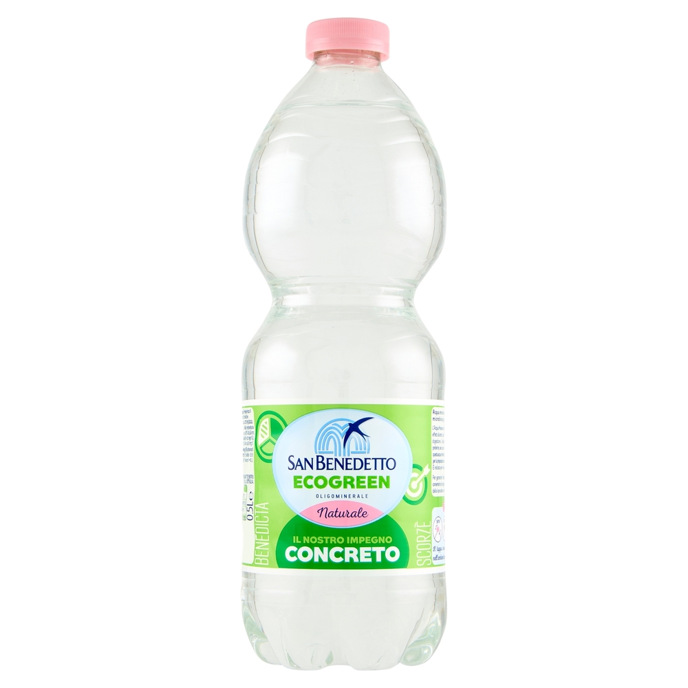 San Benedetto Acqua Naturale Benedicta Ecogreen 0,5 L