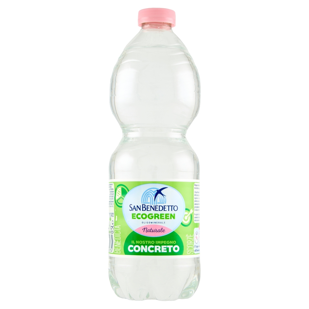 San Benedetto Acqua Naturale Benedicta Ecogreen 0,5 L