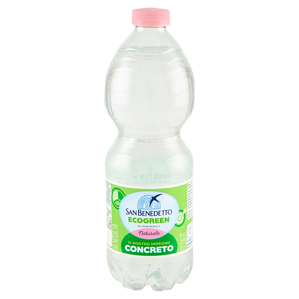 San Benedetto Acqua Naturale Benedicta Ecogreen 0,5 L