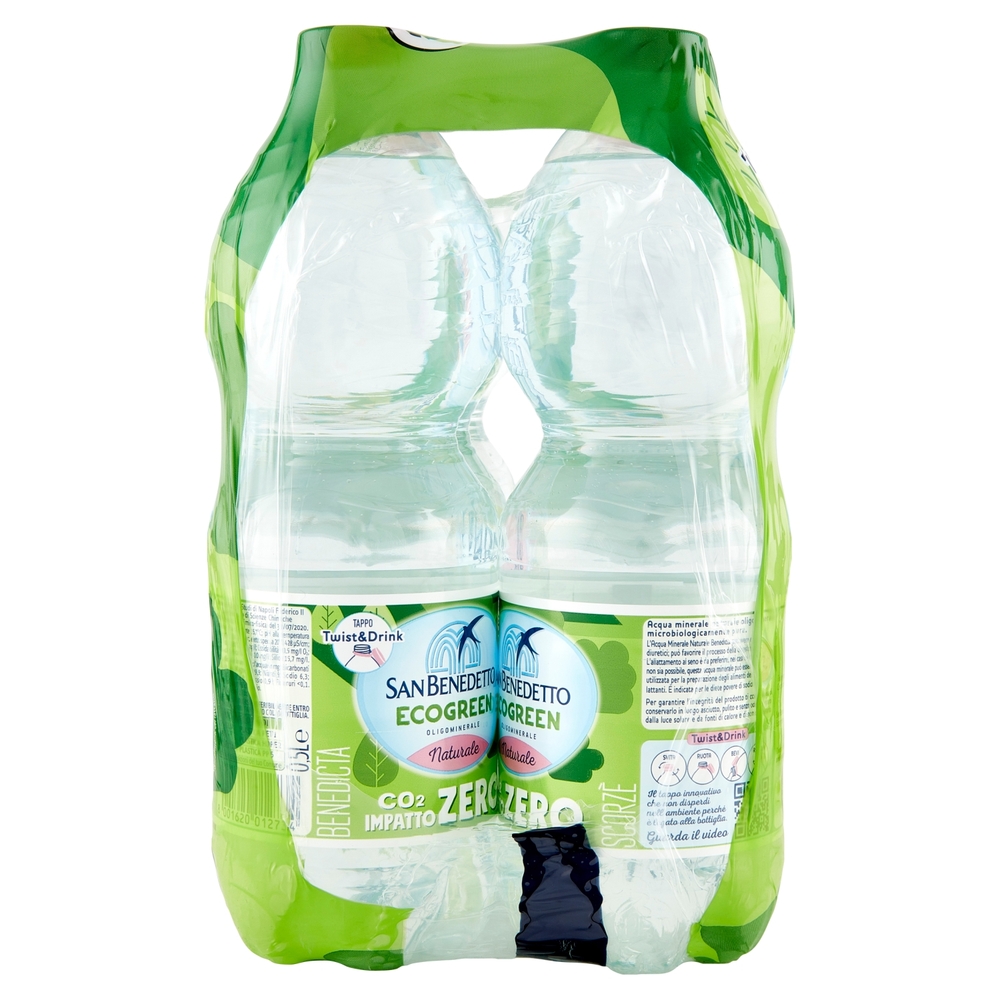 San Benedetto Acqua Naturale Benedicta Ecogreen 6 x 0,5 L