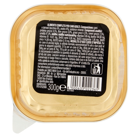 Patè Cane Adulto Taglia Piccola con Tacchino e Anatra U! Confronta e Risparmia