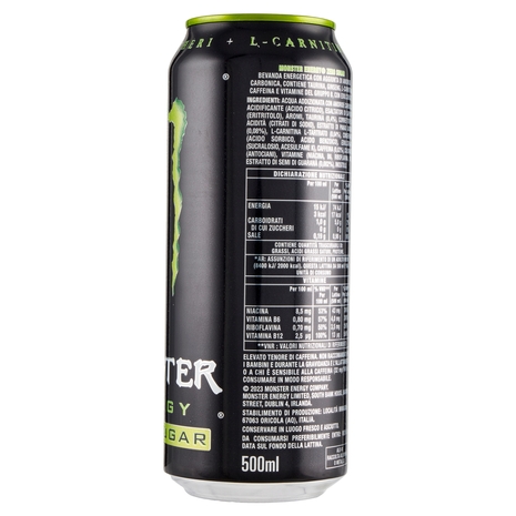 Monster Energy Zero Sugar Can 500 ml