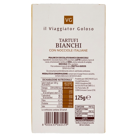 Tartufi Bianchi Il Viaggiator Goloso