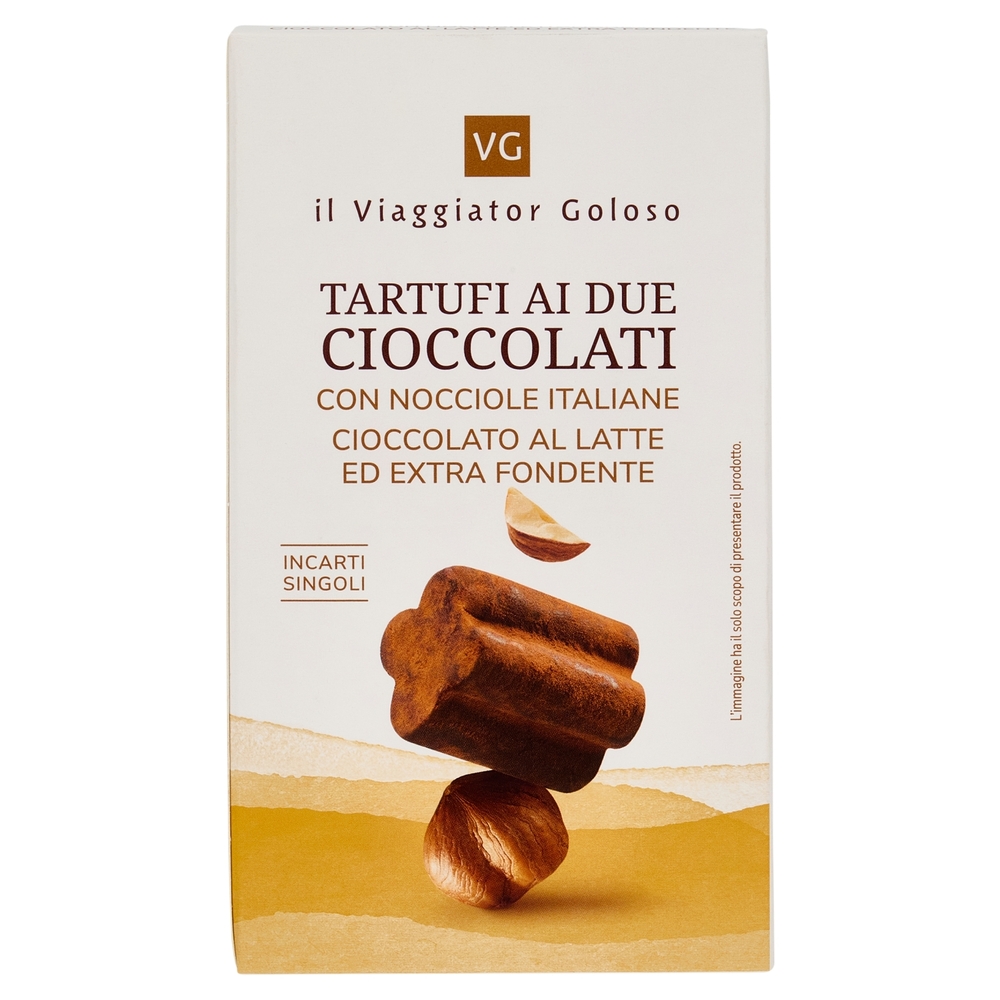 Tartufi ai Due Cioccolati Il Viaggiator Goloso