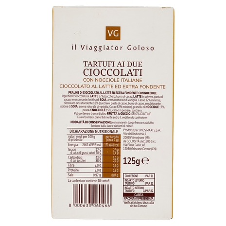 Tartufi ai Due Cioccolati Il Viaggiator Goloso